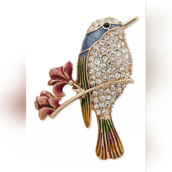 ANNE KLEIN BIRD PIN MACY - Picture 1 of 5